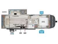 Reflection 150 Series 260RD Floorplan Image