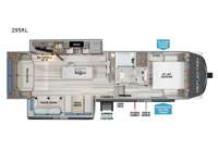 Reflection 150 Series 295RL Floorplan Image