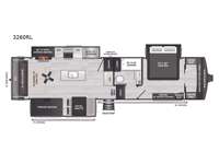 Arcadia 3260RL Floorplan Image