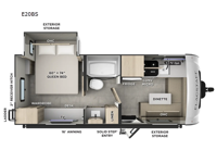 Flagstaff E-Pro E20BS Floorplan Image