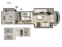 Cedar Creek Cottage 40CDL Floorplan Image