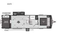 Raptor Carbon Series 30WFO Floorplan Image