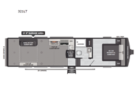 Raptor Carbon Series 321LT Floorplan Image