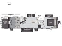 Raptor Carbon Series 368 Floorplan Image