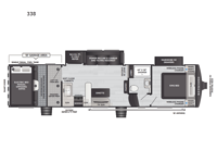 Raptor Carbon Series 338 Floorplan Image