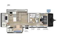 Model I 280 Floorplan Image