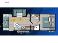 Yellowstone Classic 24RLS Floorplan Image