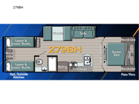 Yellowstone Classic 279BH Floorplan Image