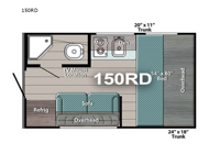 Yellowstone Trail Edition 150RD Floorplan Image