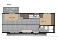 Sun Lite 25THX Floorplan Image