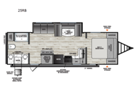 Clipper 6K Series 25RB Floorplan Image