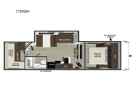 EVO 2750QBX Floorplan Image