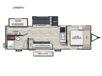 Apex Ultra-Lite 246BARV Floorplan Image