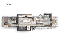 Cardinal 34CRIB Floorplan Image
