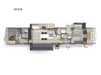Cardinal 35CRIB Floorplan Image