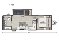 Apex Ultra-Lite 244RBS Floorplan Image