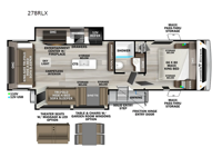 Wildcat MAXX 278RLX Floorplan Image