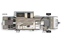 Cherokee Alpha Wolf 29DCB Floorplan Image