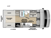 Solera 21RP Floorplan Image