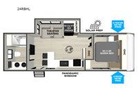 Wildwood Heritage Glen Hyper-Lyte 24RBHL Floorplan
