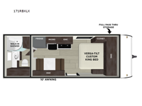 Salem Cruise Lite 171RBXLX Floorplan Image
