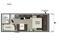 Salem Cruise Lite 19DBXL Floorplan Image