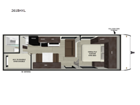 Salem Cruise Lite 261BHXL Floorplan Image