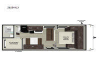 Salem Cruise Lite 261BHXLX Floorplan Image