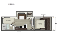 Salem Cruise Lite 240BHXL Floorplan Image