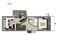 Salem Cruise Lite 24ZEN Floorplan Image