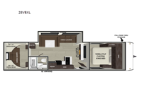 Salem Cruise Lite 28VBXL Floorplan Image