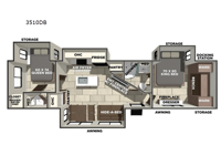 LaCrosse 3510DB Floorplan Image