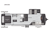 Hideout Max 29HAVEN Floorplan Image