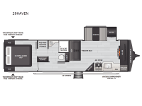Hideout Max 29HAVEN Floorplan Image