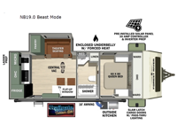 No Boundaries NB19.0 Beast Mode Floorplan Image