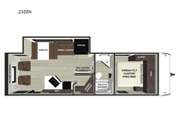 Salem Cruise Lite 23ZEN Floorplan Image