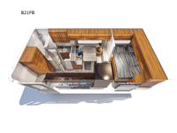 Bigfoot 2500 Series B21FB Floorplan Image