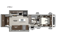 Wildcat MAXX 278RLX Floorplan Image