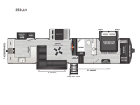 Cougar 350LLK Floorplan Image