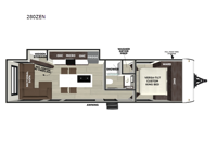 Wildwood 280ZEN Floorplan Image