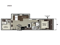 Wildwood 29BDB Floorplan Image