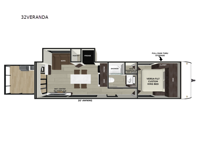 Wildwood 32VERANDA Floorplan Image