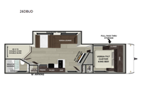 Wildwood 26DBUD Floorplan Image