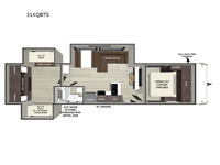 Wildwood 31KQBTS Floorplan Image