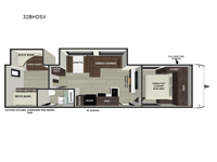 Wildwood 32BHDSX Floorplan Image