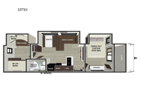 Wildwood 33TSX Floorplan Image