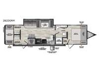 Viking 6K Series 282DORM Floorplan Image
