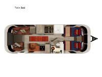 Stetson + 6666 Special Edition Twin Bed Floorplan Image