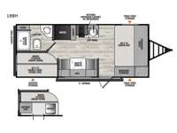 Viking 4K Series 18BH Floorplan Image