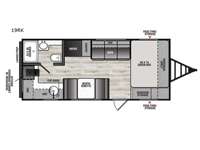Viking 4K Series 19RK Floorplan Image